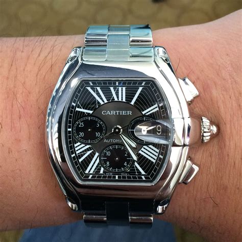 cartier roadster xl chronograph.